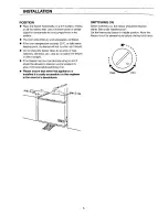 Preview for 5 page of Electrolux EC2204N Instructions For Installation And Use Manual