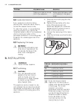 Предварительный просмотр 12 страницы Electrolux EC2830AOW2 User Manual