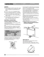 Preview for 4 page of Electrolux EC3202N Instructions For Installation And Use Manual