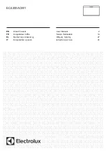 Preview for 1 page of Electrolux EC4200AOW1 User Manual