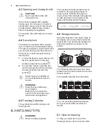 Предварительный просмотр 8 страницы Electrolux EC4201AOW User Manual