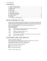 Preview for 2 page of Electrolux EC5231AOW User Manual