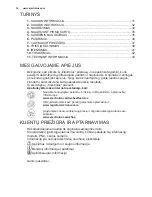 Предварительный просмотр 30 страницы Electrolux EC5231AOW User Manual