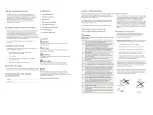 Preview for 2 page of Electrolux ECC6681G User Manual