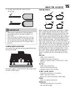 Предварительный просмотр 15 страницы Electrolux ECCG3672AS Use & Care Manual