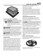 Предварительный просмотр 43 страницы Electrolux ECCG3672AS Use & Care Manual