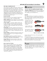 Preview for 9 page of Electrolux ECCI3068AS Use & Care Manual