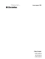 Preview for 1 page of Electrolux ECF24460W User Manual