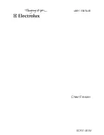 Preview for 1 page of Electrolux ECF31461W User Manual