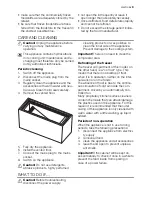 Предварительный просмотр 9 страницы Electrolux ECF31461W User Manual