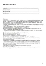 Preview for 2 page of Electrolux ECF6214B User Manual