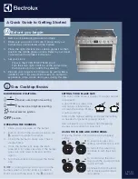 Electrolux ECFD3668AS Quick Manual preview