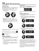 Preview for 12 page of Electrolux ECFG3668AS Use & Care Manual