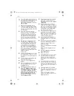 Предварительный просмотр 22 страницы Electrolux ECG6200 Instruction Book