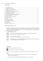 Preview for 4 page of Electrolux ECH/AG2-1000 3BI-W EEC User Manual