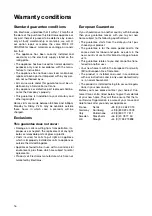 Preview for 16 page of Electrolux ECH Installation And Operating Instructions Manual