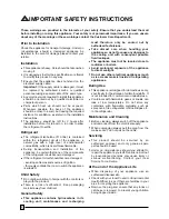 Preview for 2 page of Electrolux ECM 2247 Instruction Book