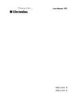 Preview for 1 page of Electrolux ECM 26325 W User Manual