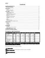 Preview for 4 page of Electrolux ECM1951 Operating And Installation Manual