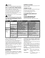 Preview for 10 page of Electrolux ECM1951 Operating And Installation Manual