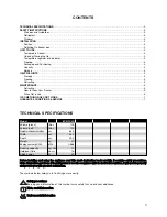 Preview for 3 page of Electrolux ECN 1050 Operating And Installation Manual