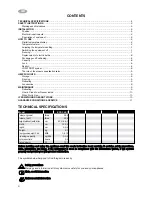 Preview for 4 page of Electrolux ECS 2651 Operating And Installation Manual