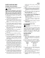 Preview for 5 page of Electrolux ECS 2651 Operating And Installation Manual