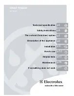 Preview for 3 page of Electrolux ECS2070 Owner'S Manual