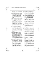 Preview for 29 page of Electrolux ECS5000 Instruction Book