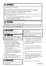 Preview for 5 page of Electrolux ECVI4262AS User Manual