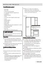 Preview for 7 page of Electrolux ECVI4262AS User Manual