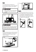 Preview for 12 page of Electrolux ECVI4262AS User Manual