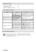 Preview for 16 page of Electrolux ECVI4262AS User Manual