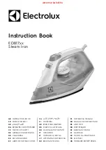 Electrolux EDB17 Series Instruction Book preview