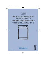 Electrolux EDC 5335 Instruction Booklet preview