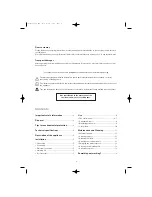 Preview for 2 page of Electrolux EDC 5335 Instruction Booklet