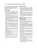 Preview for 4 page of Electrolux EDC 5365 Operating Instructions Manual