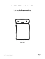 Preview for 1 page of Electrolux EDC 5372 User Information