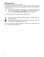 Preview for 2 page of Electrolux EDC 5372 User Information