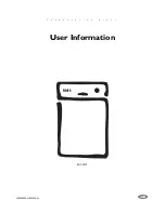 Electrolux EDC 5470 User Information preview