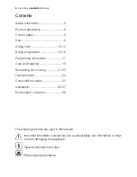 Preview for 4 page of Electrolux EDC 67130W User Manual