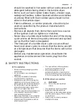 Preview for 5 page of Electrolux EDC2089POE User Manual