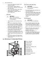 Предварительный просмотр 6 страницы Electrolux EDC2089POE User Manual