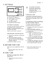 Предварительный просмотр 11 страницы Electrolux EDC2089POE User Manual