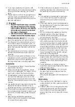 Preview for 3 page of Electrolux EDC78550W User Manual