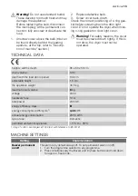 Preview for 13 page of Electrolux EDC78550W User Manual