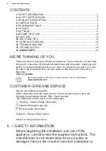 Preview for 2 page of Electrolux EDC804P5WB User Manual