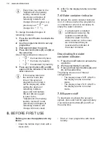 Preview for 12 page of Electrolux EDC804P5WB User Manual