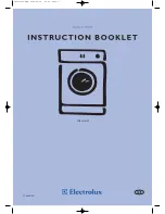 Предварительный просмотр 1 страницы Electrolux EDE 45100 W Instruction Booklet