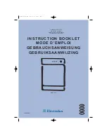 Предварительный просмотр 1 страницы Electrolux EDE 5130 Instruction Booklet